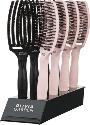 Obrázek produktu pro Kartáček na prsty Combo Medium 8er Display Schwarz/Pink