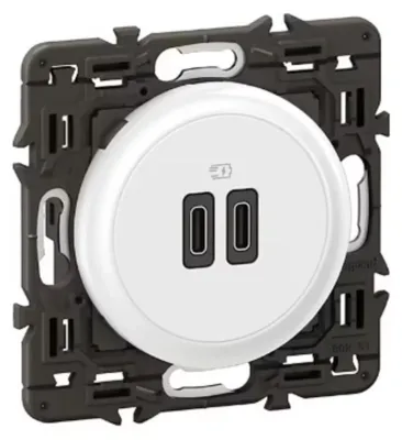 Obrázok produktu pre Legrand CX0154, Biela, IP40, IK04, 50/60 Hz, 74 mm, 41,5 mm
