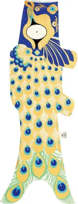 Produktbild von Koinobori »Pfau«.