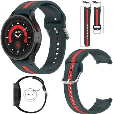 Produktbild von Für Samsung Galaxy Watch FE 6 5 4 Normal Pro Classic alle Größen Kunststoff Armband