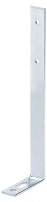 Produktbild von Alberts Gardinenwinkel | mit Langloch | galvanisch gelb verzinkt | 55 x 180 x 17 mm | 20er Set