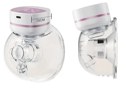 Image de Tire-lait, sans fil, mains libres, 5 modes et 15 niveaux, couleur blanche