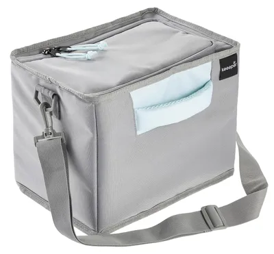 Produktbild von keeeper nea Faltbare Isoliertasche, 13 l, Gr. L, Mit Schultergurt, Passend für Klappbox lea, 6 kg Tragkraft, 4 h kühlend/wärmend, Aus recycelten PET-F