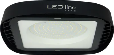 Produktbild von LED line LITE HighBay Hallenleuchte 200W | IP65 Schutzart | 4000K Neutralweißem Licht | 20000lm, 32,6 x 32,6 x 6,4 cm