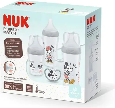 Produktbild von NUK Disney Mickey Perfect Match Flaschenset