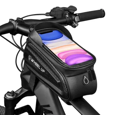 Obrázek produktu pro Cyklistická rámová taška Trojúhelníková taška Černá vodotěsná nosná taška Bike Bag Frame Bag pro horské kolo MTB Renbike E-Bike Retoo