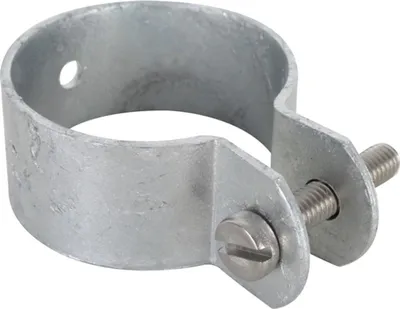 Produktbild von ALBERTS Schelle, Befest. v.Streben u.Spannbrücken an Pfosten, feuerverz., Ø42mm, Breite22mm