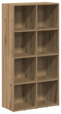 Obrázek produktu pro vidaXL Artisan dubová knihovna 66x30x130 cm materiál na bázi dřeva