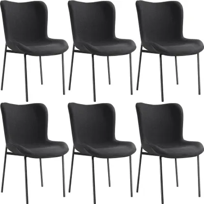 Obrázek produktu pro tectake® Tessa čalouněná židle ergonomického tvaru s vysokým opěradlem 54 x 62 x 90 cm