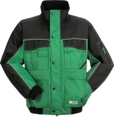Produktbild von Größe XXXL Herren Planam Outdoor Winter Dust Blouson farngrün schwarz Modell 3315