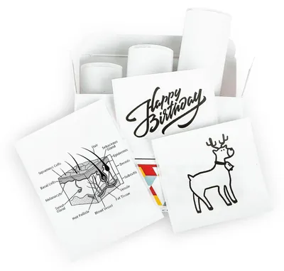 Thermopapier 50mm x 3,5m, 3 Rollen, selbstklebend, weiß