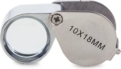 Obrázek produktu pro Verk 09003 Skládací mineralogická lupa - zvětšení 10 x 18 mm