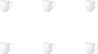 Produktbild von 6 x Becher mit Henkel - ROSENTHAL TAC GROPIUS WEISS - 11280-800001-15505