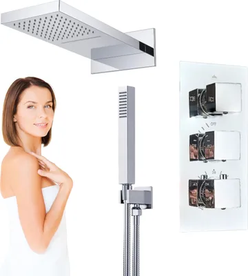 Produktbild von Betonbrausegarnitur S-1159 Chrom
