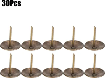 Produktbild von 30ks Polsterpolsternagel TurtleBack Muster Sofa Dekor DIY -Kleidung Accessoires Eisen 19mm