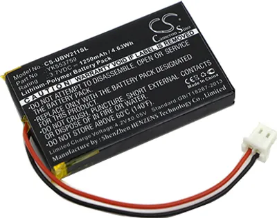 Immagine prodotto di TECHTEK Batteria compatibile con [UNIDEN] UBW2010C monitor sostituisce YK553759