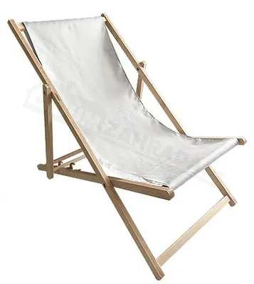 Produktbild von Gartenliege „Klassiker“ – Silber