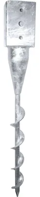 Produktbild von Floraworld Einschraubbodenhülse 80 cm für 7 x 7 cm Pfosten feuerverzinkt