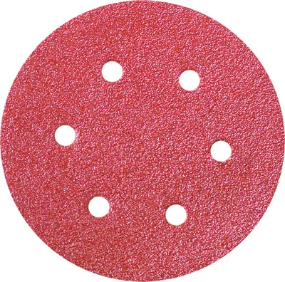 Produktbild von 10x Schleifpapier für Exzenterschleifer Klett Ø 150 mm 6-Löcher Körnung 180