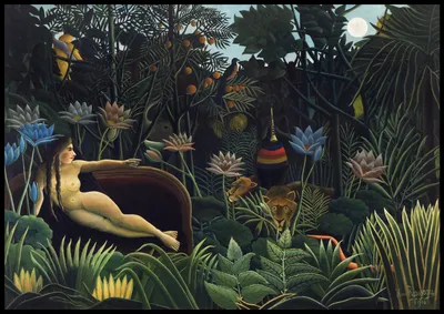 Zdjęcie produktu dla Plakat 100x70cm The Dream, Rousseau Vintage do Salonu