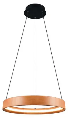 Produktbild von LED Pendelleuchte, Naturholz, Braun, Switchdimmer, H 150 cm