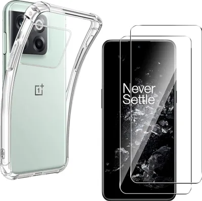 Obrázek produktu pro Nárazuvzdorné pouzdro pro OnePlus 10T a 2 ochranné kryty obrazovky z tvrzeného skla Phonillico®