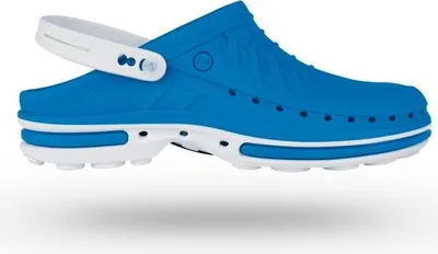 Produktbild von Berufsschuhe CLOG 07 - weiß/mittelblau -  37/38