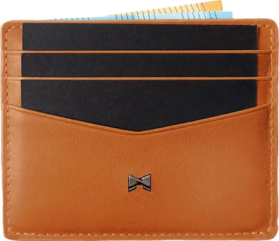 Produktbild von Gentlemen's Kartenetui - Kreditkartenetui aus Echtleder mit Münzfach & RFID-Schutz - Slim Wallet Herren - Geldbeutel mit Scheinfach & Tracker-Fach
