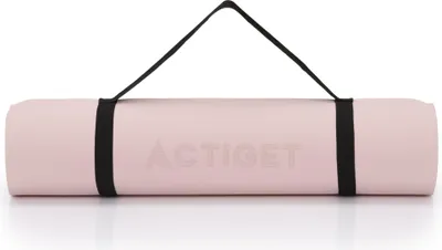 Immagine prodotto di Tappetino yoga ACTIGET, esercizi fitness, antiscivolo, 183x61 cm, materassino Pilates, rosa chiaro