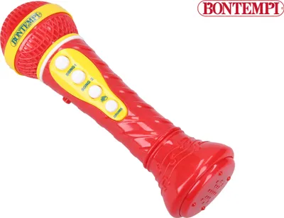 Zdjęcie produktu dla Mikrofon Bontempi Voice Sing-a-Long czerwony