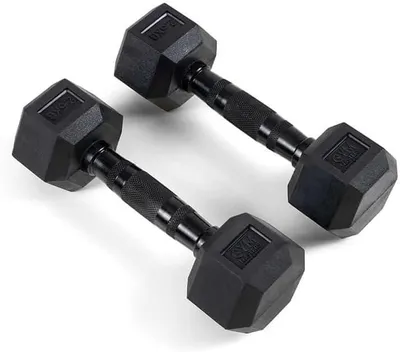 Obrázek produktu pro Hexagonální činky, 2,5 kg, sada 2 kusů, pro posilování