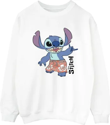 Produktbild von Disney - "Bermuda Shorts" Sweatshirt für Damen BI22607 (XL) (Weiß)