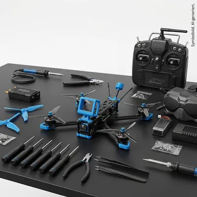 Produktbild von Aufbau einer FPV-Drohne bis 7“ (ohne Betaflight)