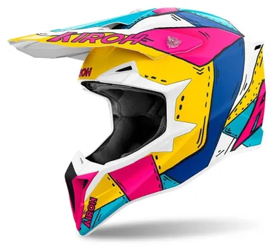 Produktbild von Airoh Wraaap Paint Offroad-helm Mehrfarbig S Mehrfarbig S