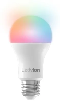 Produktbild von Ledvion SMART RGB + CCT E27 LED Lampe Dimmbar Gold Bluetooth 7W Wi-Fi