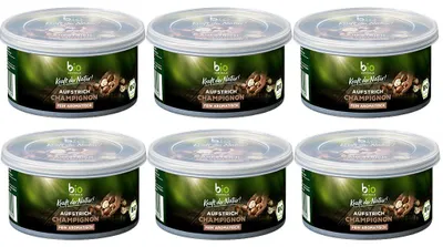 Image de biozentrale Pâte à tartiner aux champignons finement aromatique 125g, paquet de 6