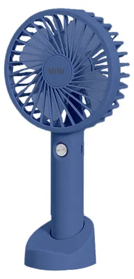 Obrázek produktu pro Přenosný stolní ventilátor napájený baterií, s USB portem a stojanem