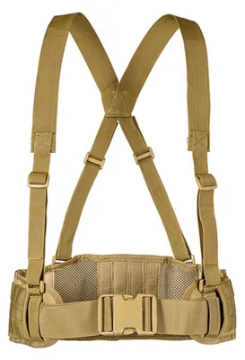 Zdjęcie produktu dla Taktyczny pas MOLLE z kieszeniami, Partizan Tactical Belt 5, kolor Coyote