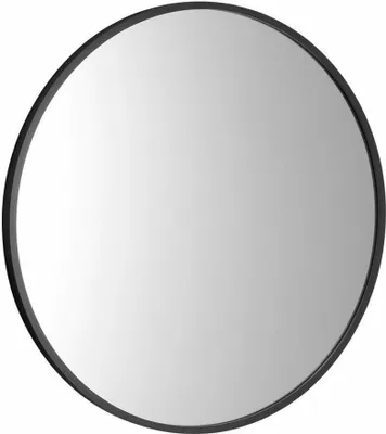 Produktbild von NOTION SLIM Spiegel im Rahmen, rund, ø 40cm, schwarz matt