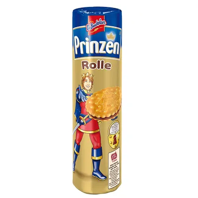 Produktbild von DeBeukelaer Prinzen roll dvojité čokoládové sušenky s kakaovou náplní 400g