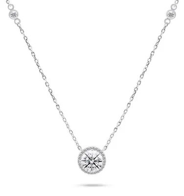Immagine prodotto di Collana in argento con zirconi NCL87W