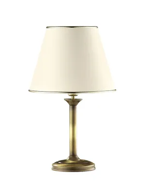 Produktbild von JUPITER CLASSIC Tischleuchte E27 Landhausstil Messing Stahl Hellbeige
