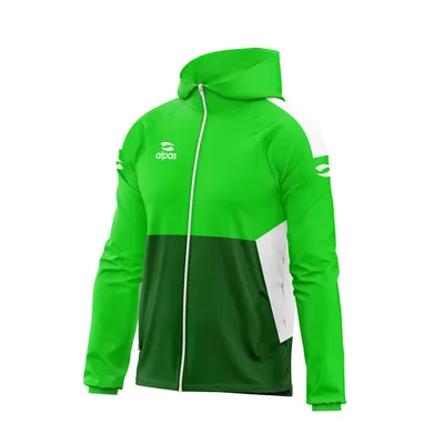 Produktbild von alpas Allwetterjacke/Regenjacke Calcio Grün Größe: M/L