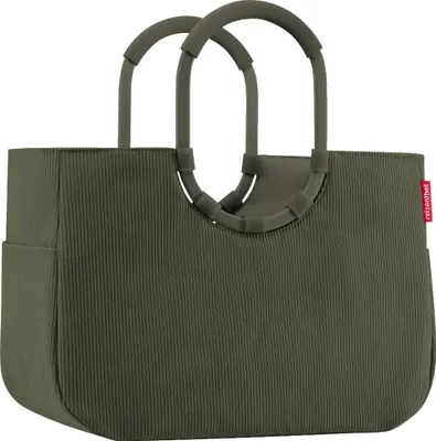 Image de reisenthel sac shopper sac à épaule Loopshopper Cord Dark Matcha vert foncé
