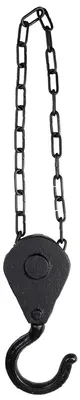 Produktbild von Esschert Design Kettenhaken Oval aus Gusseisen