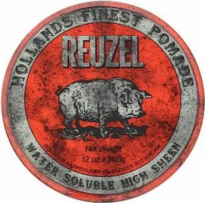 Zdjęcie produktu dla Reuzel Red Pomade, Wosk do włosów, 340 g, Mężczyźni, Do wszystkich włosów, Blaszana puszka, Utrwalanie