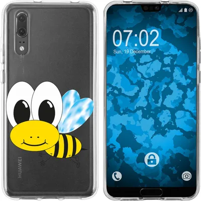 Produktbild von PhoneNatic Case kompatibel mit Huawei P20 Silikon-Hülle Cutiemals M1