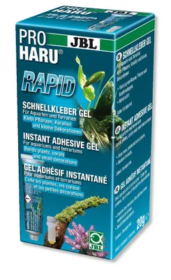 Produktbild von JBL Aquarium Kleber Roharu Rapid transparent 20 g