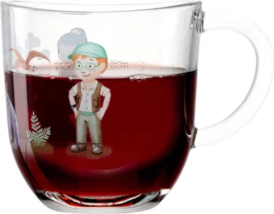 Produktbild von LEONARDO Bambini Avenutura, Einzelbild, 0,28 l, Mehrfarbig, Transparent, Glas, Tasse, Universal