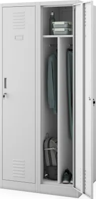 Obrázek produktu pro Kovová pracovní skříň KACPER D600 800 x 1800 x 600 mm šedá